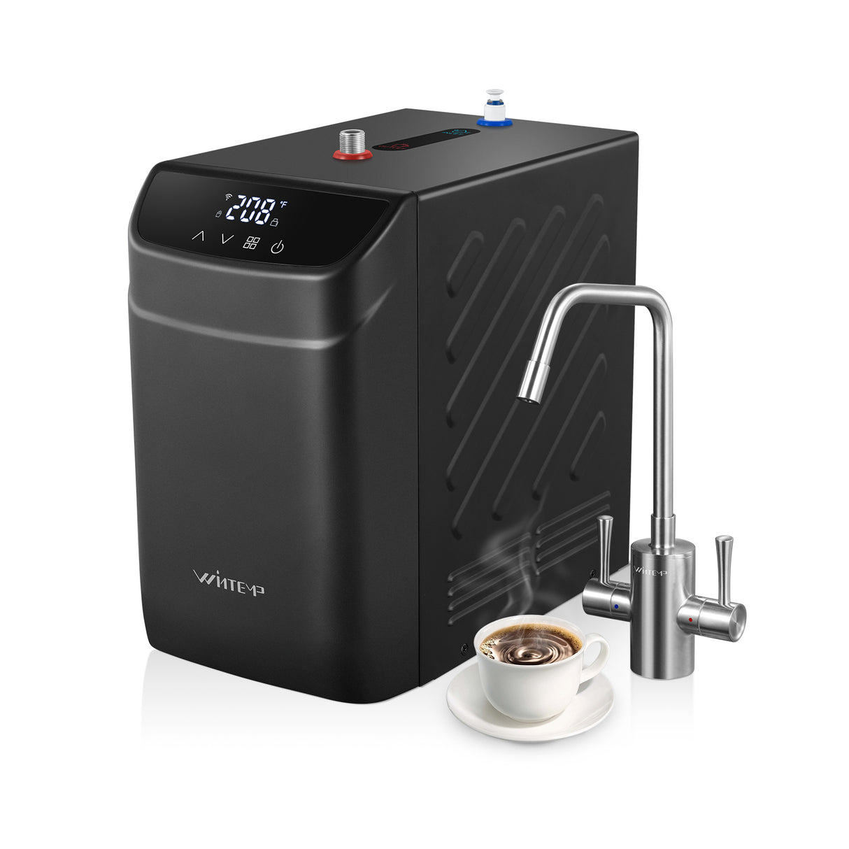 WINTEMP 2-in-1 Instant Hot Water Dispenser – 208°F Instant Hot Water with Child Lock & Dual Faucet Options