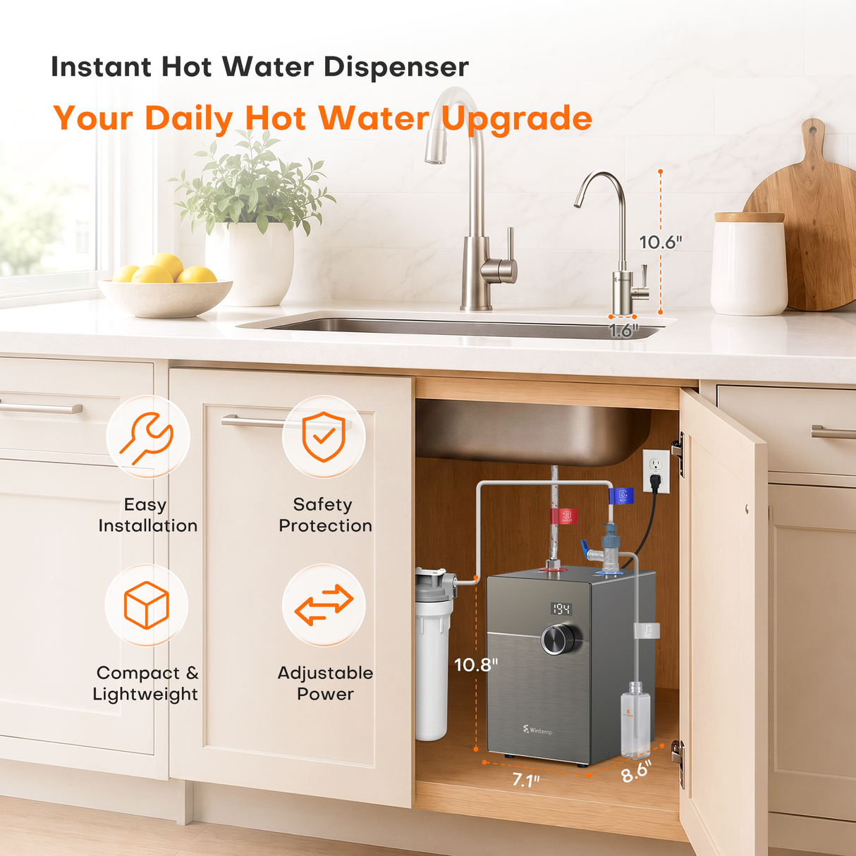 Axis Hot Pro Under-Sink Instant Hot Water Dispenser