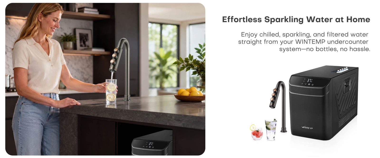 Bottled Sparkling Water vs Undercounter Sparkling Chilled Water Dispenser: Which Makes More Sense at Home?