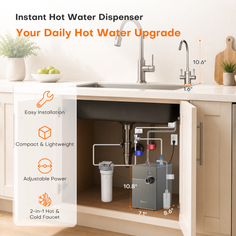 Axis Hot Pro 2-in-1 Under-Sink Instant Hot Water Dispenser