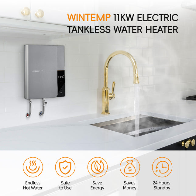 WN11---240V / 11.0 kW  Multiple Water Supply Tankless Electric Water Heater