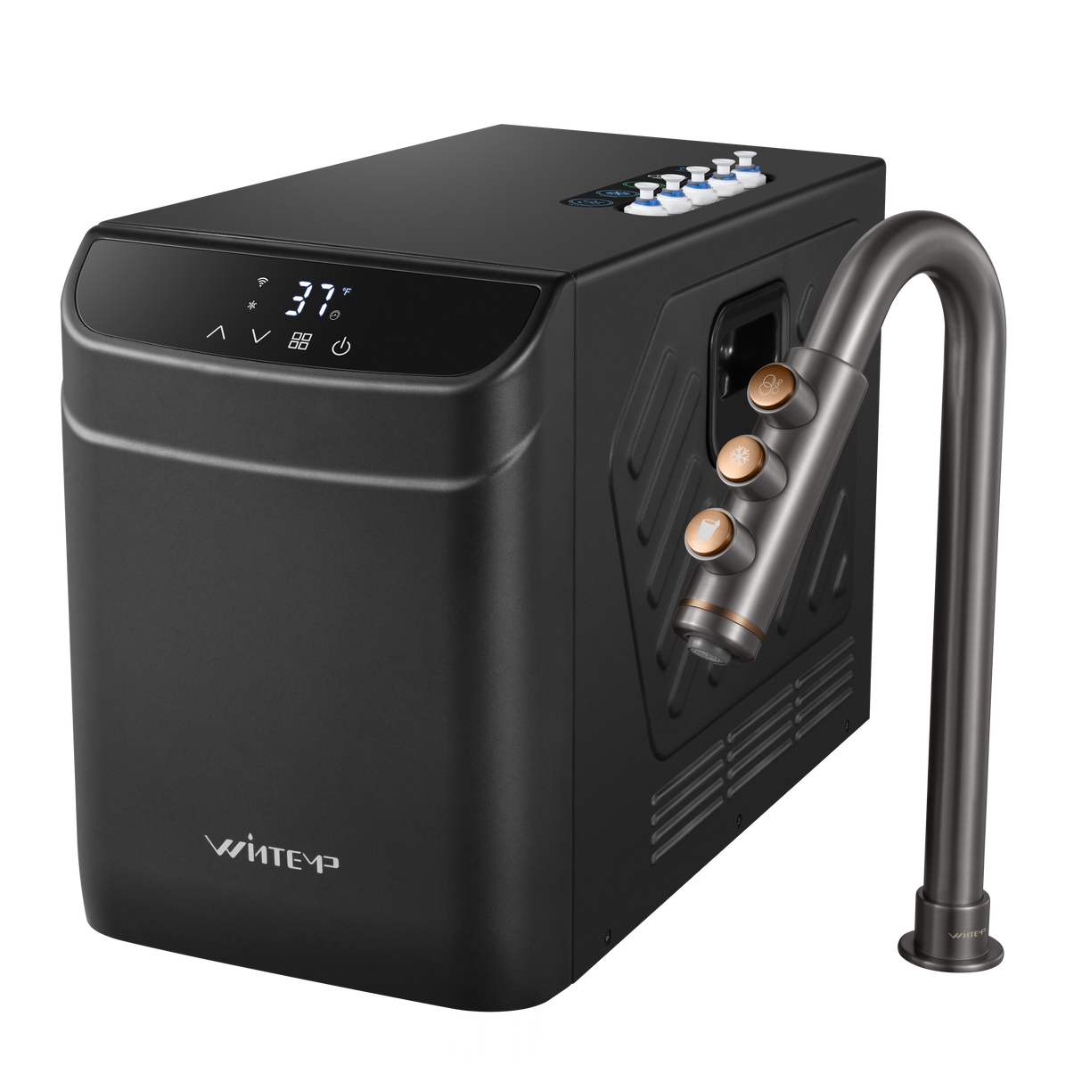WINTEMP Sparkling Chilled Water Dispenser – Instant Carbonated, Cold & Filtered Water Dispenser with Wi-Fi Control