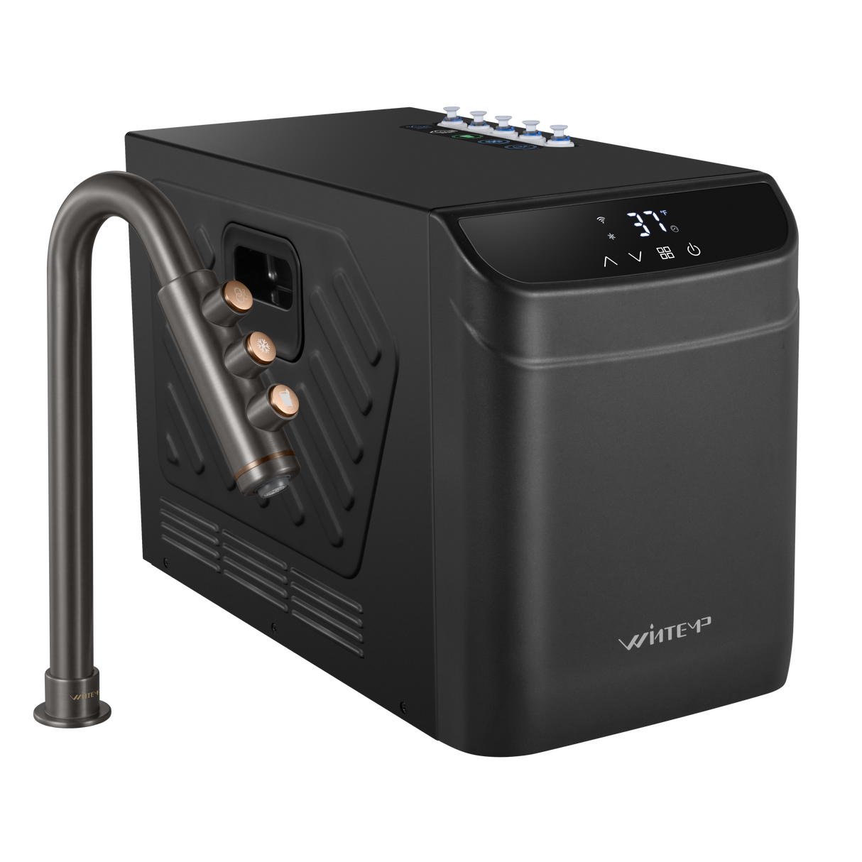 WINTEMP Sparkling Chilled Water Dispenser – Instant Carbonated, Cold & Filtered Water Dispenser with Wi-Fi Control